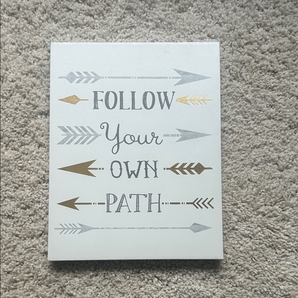Motivational Arrow Canvas Art